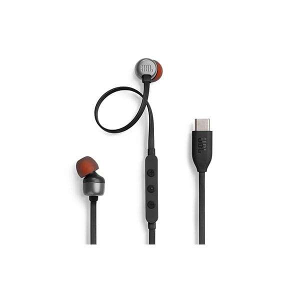 JBL Tune 310C USB Type-C In-Ear Headphones - Black