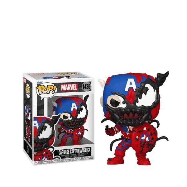 Funko Pop! Marvel:  Carnage Captain America