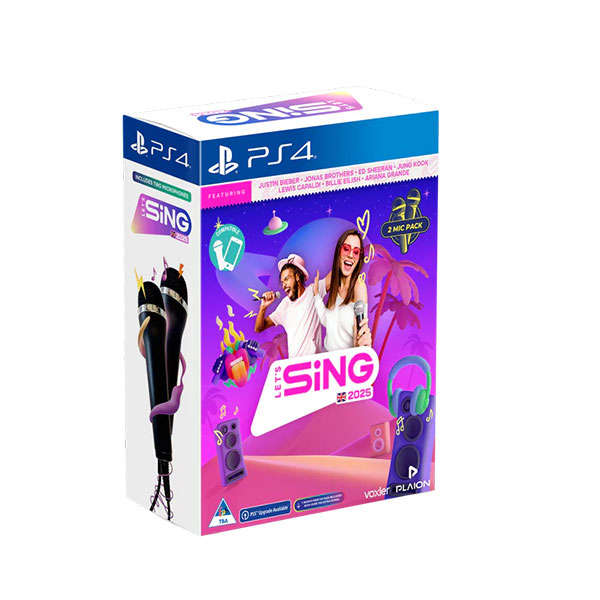 Let's Sing 2025 + 2 MIC'S (PS4)