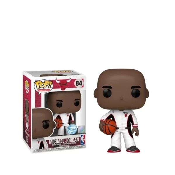 Funko Pop! NBA: Chicago Bulls- Michael Jordan (White Warm Up) Special Edition