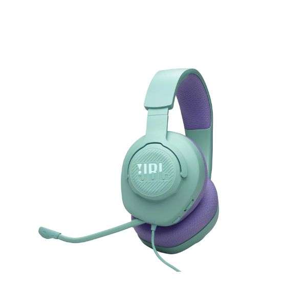 JBL QUANTUM 100M2 Cyan Wired over-ear gaming headset