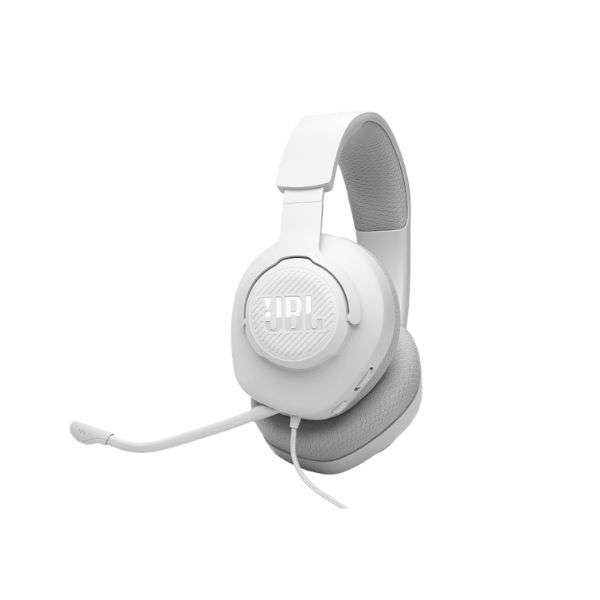 JBL QUANTUM 100M2 White Wired over-ear gaming headset