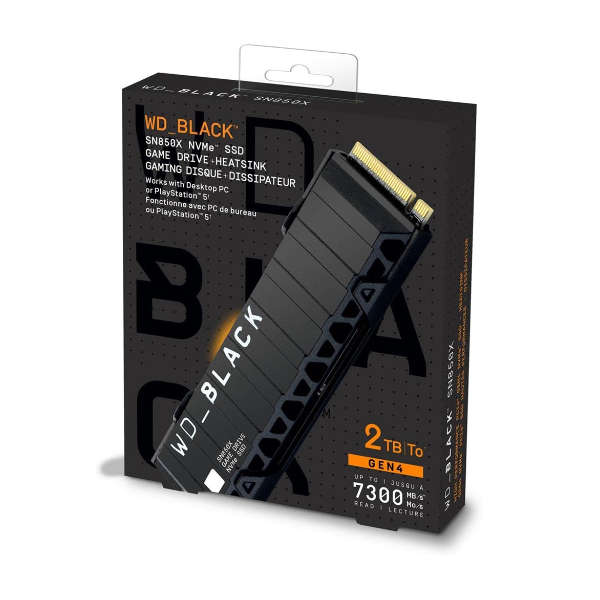 WD Black SN850X NVMe SSD for PS5 Consoles  2TB
