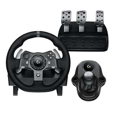 Logitech G920 Steering Wheel + Shifter (Xbox/PC)