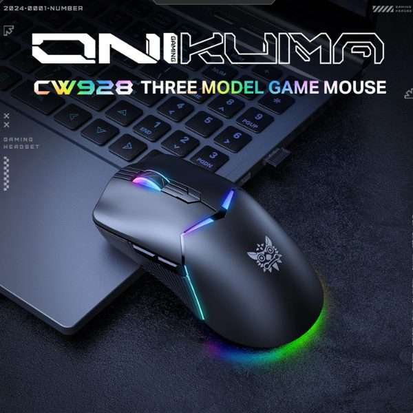 ONIKUMA CW928 Wireless Tri-Mode Gaming Mouse