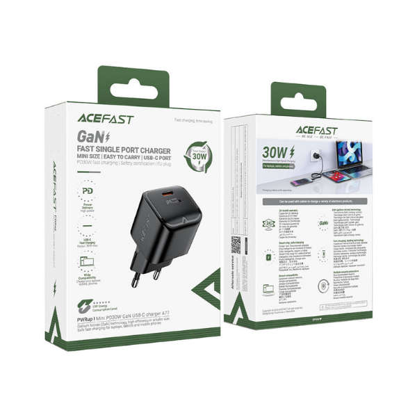 ACEFAST Fast Charge Wall Charger A77 mini PD30W GaN