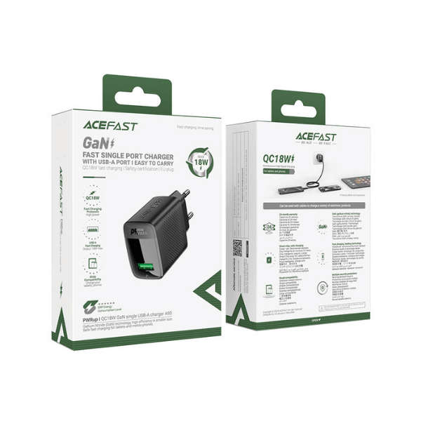 ACEFAST Fast Charge Wall Charger A90 QC18W GaN