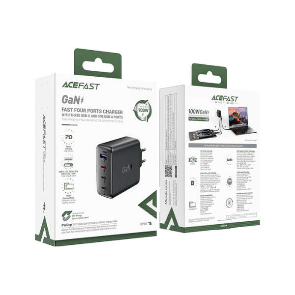 ACEFAST Fast Charge Wall Charger A94 PD100W GaN EU