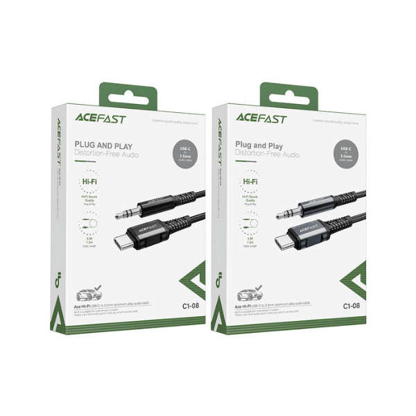 ACEFAST Audio cable C1-08 USB-C to 3.5mm male
