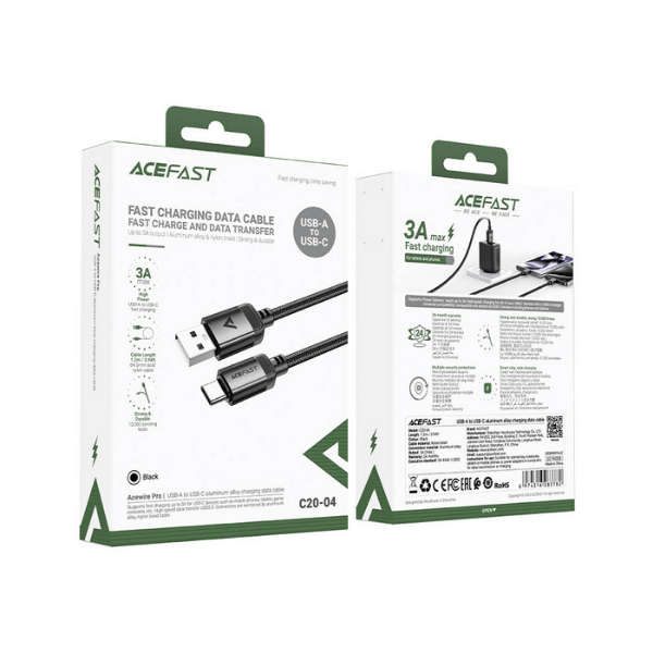 ACEFAST Charging Data Cable C20-04 USB-A to USB-C