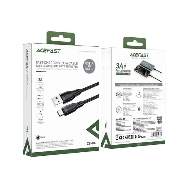 ACEFAST Charging Data Cable C8-04 USB-A to USB-C