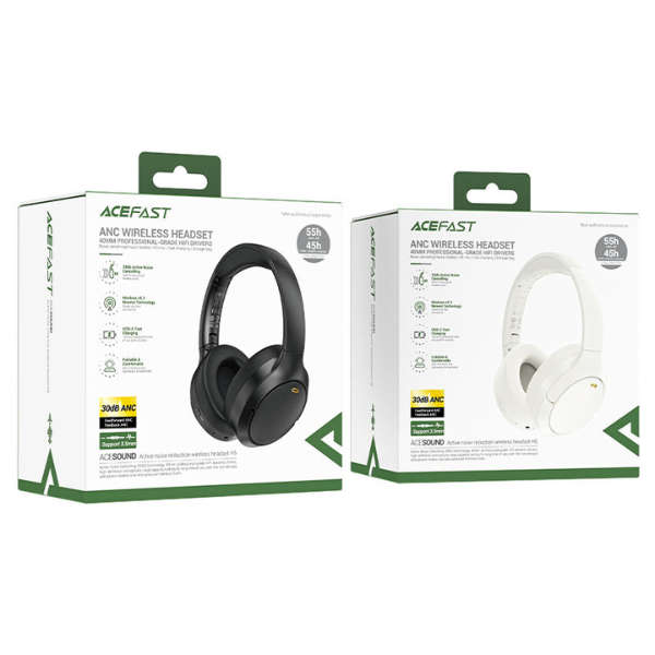 ACEFAST H6 ANC Wireless Headset Black