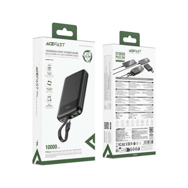 ACEFAST Fast Charge Power Bank M13 PD22.5W 10000mAh