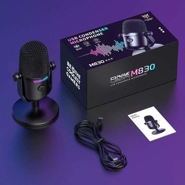 ONIKUMA M830 Condenser Microphone