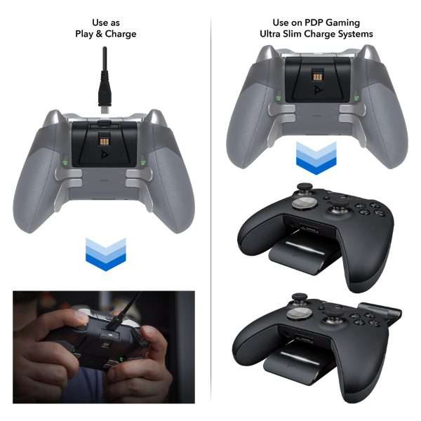 PDP Play & Charge Kit For XBOX Series Controllers
