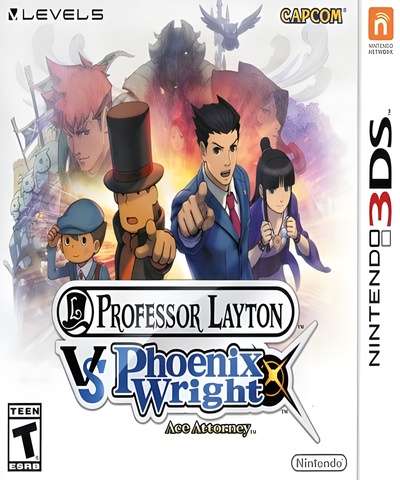 Professor Layton VS Phoenix Wright Ace Attorney - Nintendo 3DS