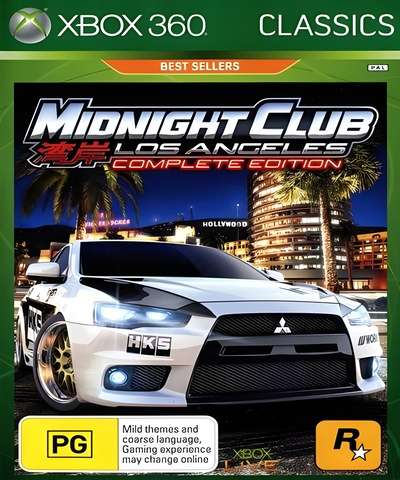 Midnight Club Los Angeles Complete Edition - XBOX 360
