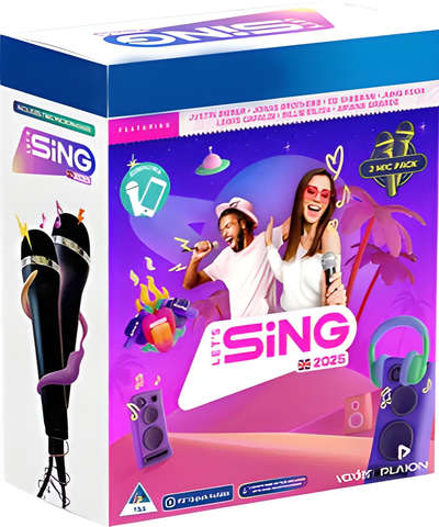Lets Sing 2025 + 2 MICS - PS4