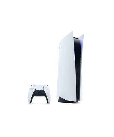 PlayStation 5 Console (Slim) Glacier White Disc Version - PS5