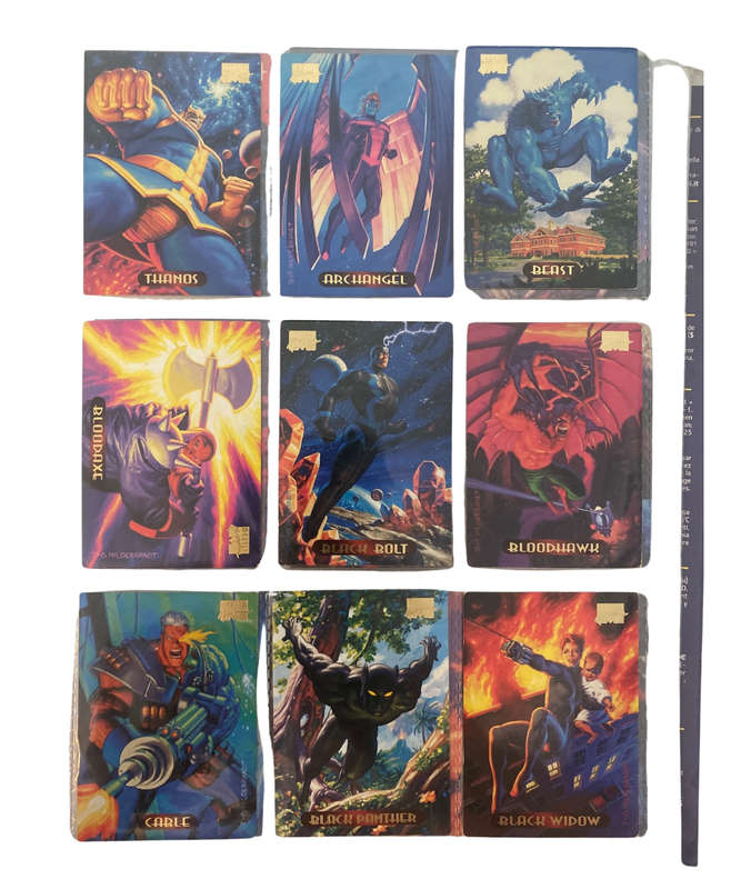 1994 Marvel Masterpieces Trading Card Collection Illustrated by Greg & Tim Hildebrandt - Cards