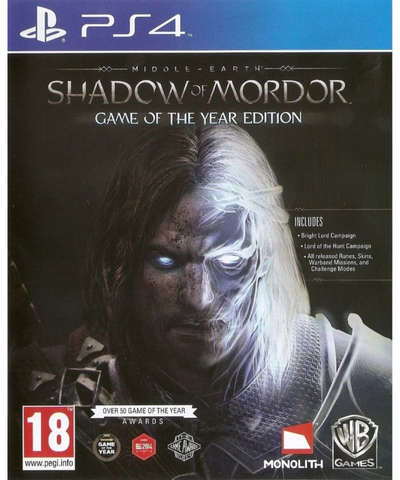 Shadow of Mordor Game of the Year Edition - PS4