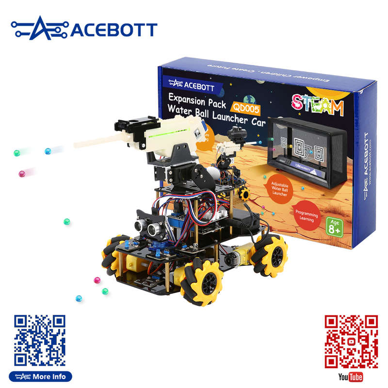 Water Ball Launcher Expansion Pack for Smart Car Starter Kit - Robotics