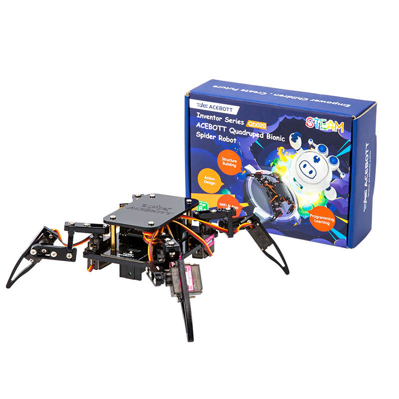 Quadruped Bionic Spider Robot Kit - Robotics