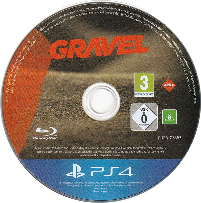 Gravel (Disc Only) - PS4