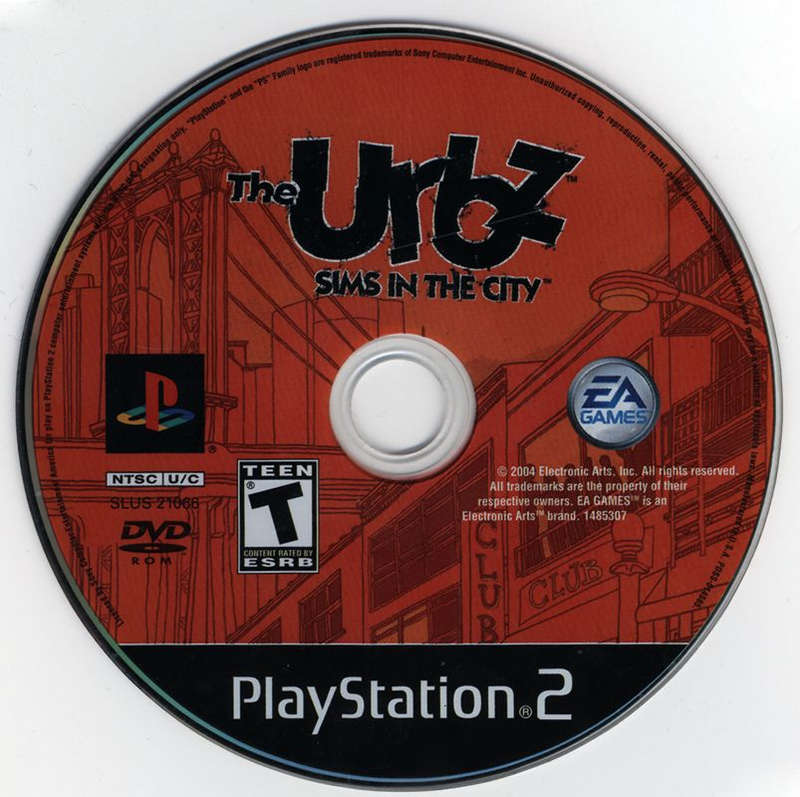 The Urbz Sims In The City (Disc Only) - PS2