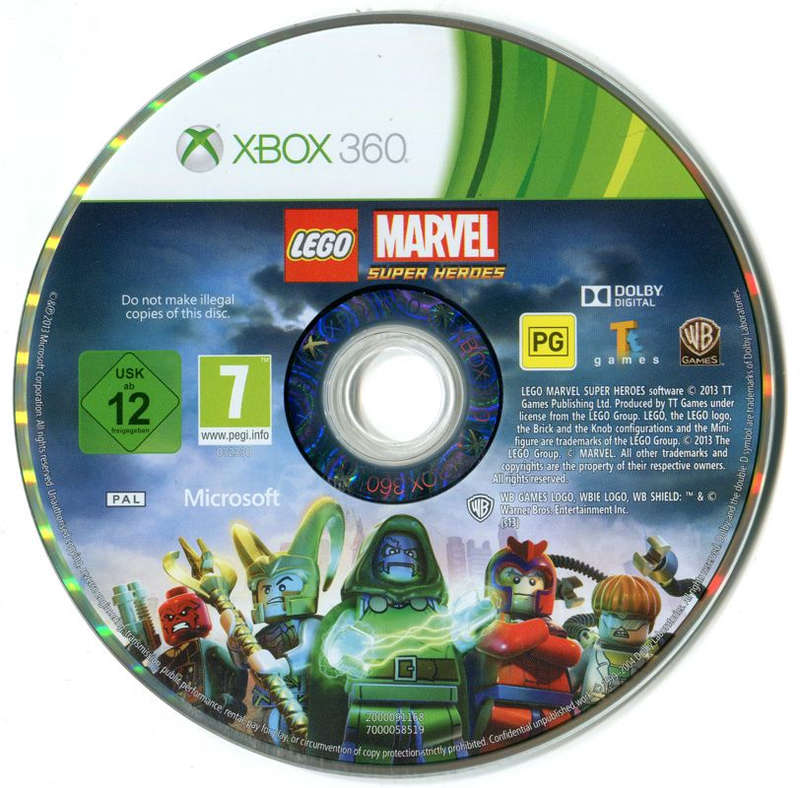 Lego Marvel Super Heroes (Disc Only) - XBOX 360