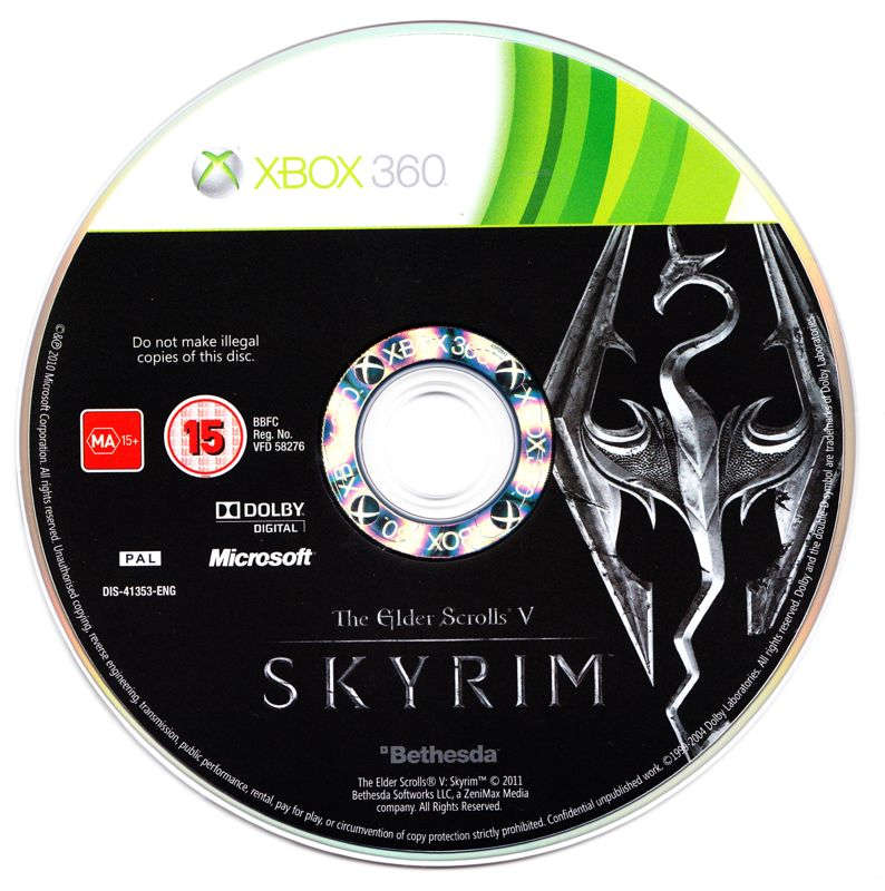 The Elder Scrolls V Skyrim (Disc Only) - XBOX 360