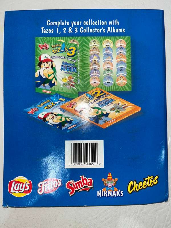 Simba Pokemon Tazo Collector Album Bundle (Set of 3, 30/50/50 Tazos) Original SA Release - Tazos