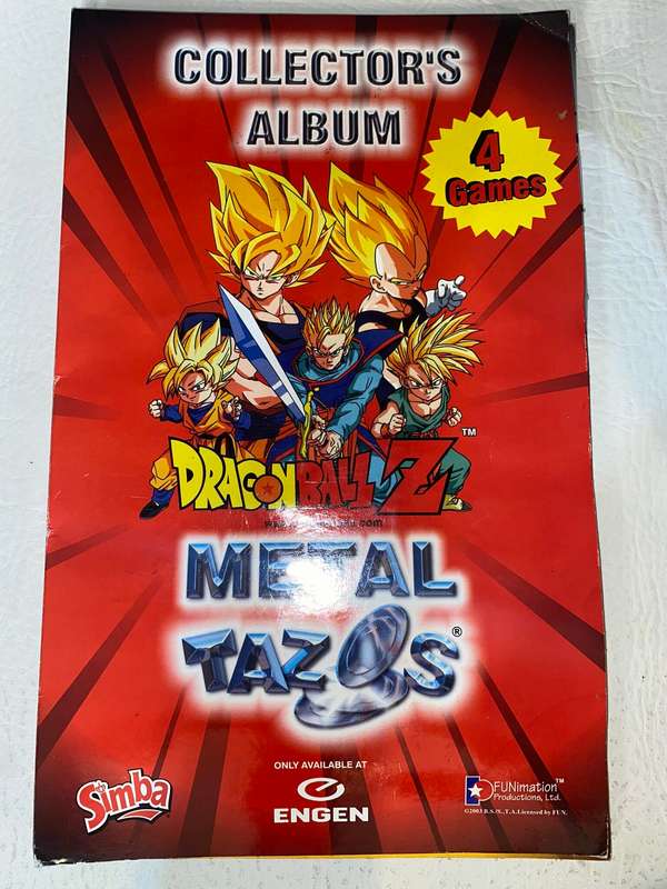 Dragon Ball Z Metal Tazos Complete Album  Simba / Engen Edition (South Africa) - Tazos
