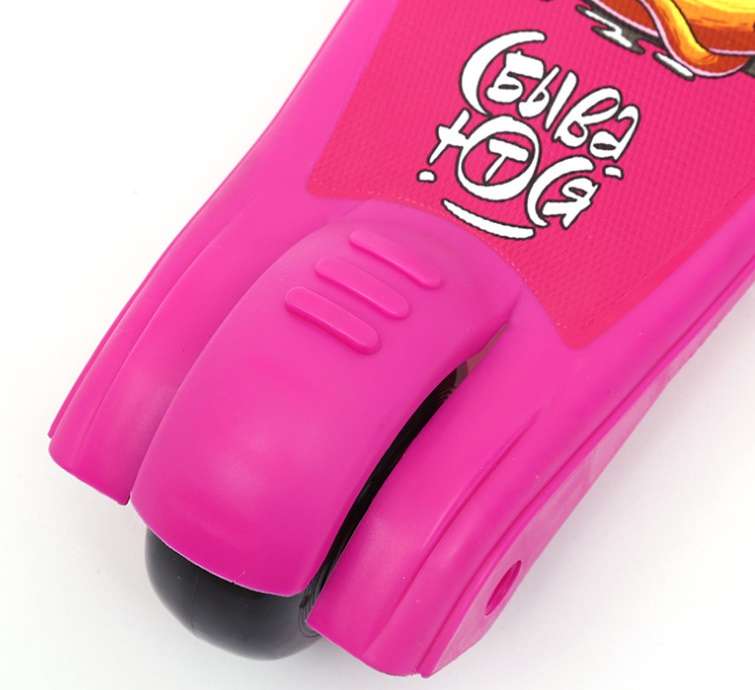 Height Adjustable Kids Scooter With Colourful Light-flashing Wheels.