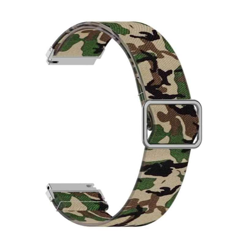 Killer Deals 20mm Nylon Band for Galaxy watch 3/Active/2/ Gear s2/Sport - Camo Green