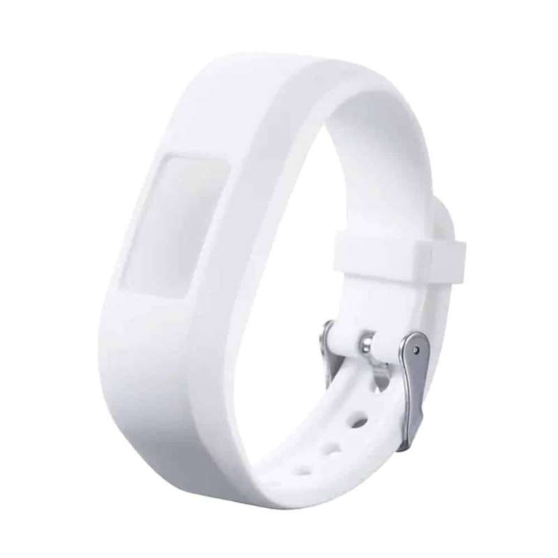 Silicone Strap for Garmin Vivofit 4 (S/M) - White