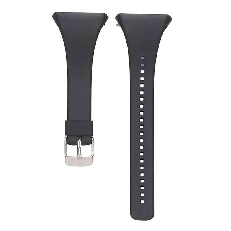 Silicone Strap for Polar FT4 FT7 S/M/L -Black