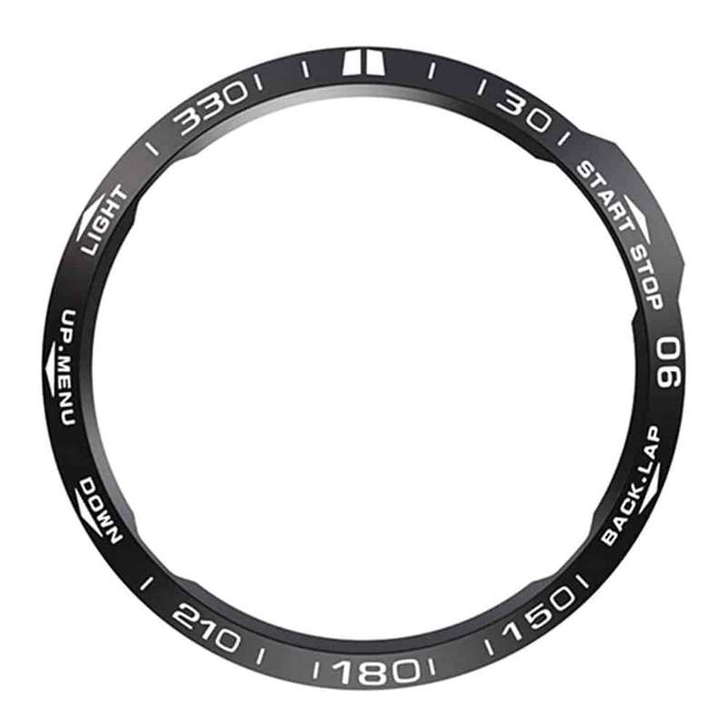 Garmin Fenix 6/Fenix 6 Pro stainless-steel watch bezel - Black