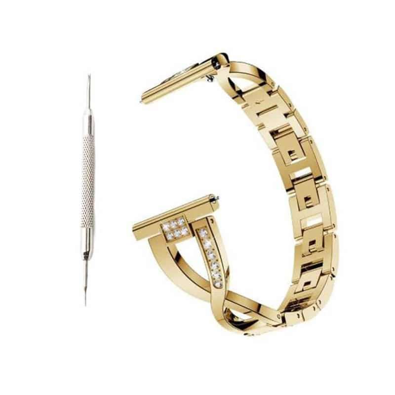Killer Deals Stainless Steel Bracelet Strap for Fitbit Versa - Gold
