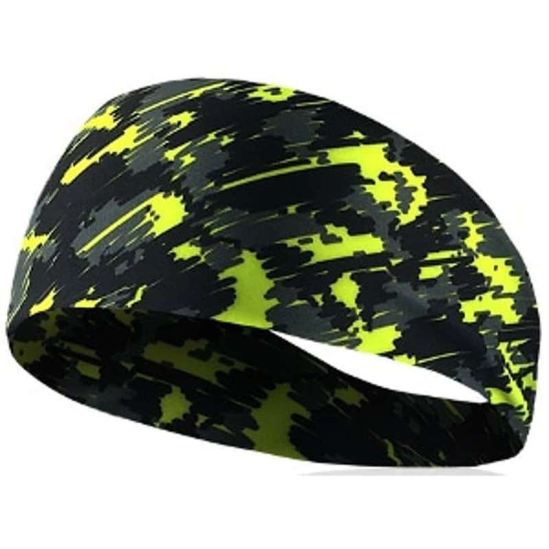 Killer Deals Sports Sweat Head Band/Buff for Yoga, Running, Cycling - Yellow