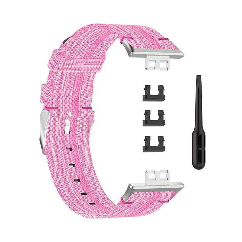 Killer Deals Sporty Woven Nylon Band for Huawei Watch Fit - Pink