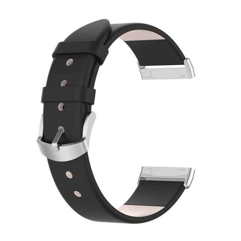 Killer Deals Leather Band for Fitbit Versa3/Sense - Black