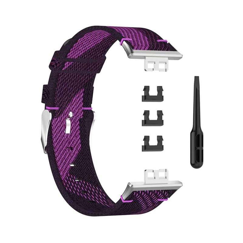 Killer Deals Sporty Woven Nylon Band for Huawei Watch Fit - Purple