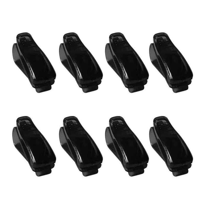 Killer Deals Car Visor Glasses Sunglasses & Ticket Credit Card Clip Holder (Black) 8 pack Combo