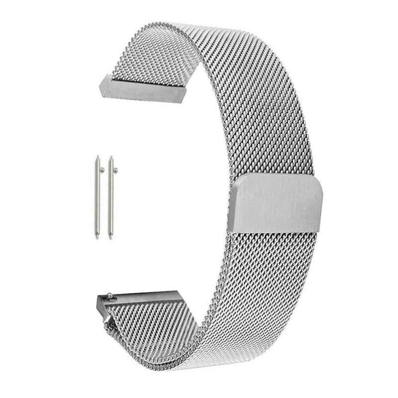 Stainless Steel Milanese Loop Strap for Samsung Galaxy Watch 42mm - Silver