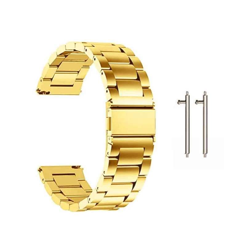 Killer Deals 3 links Stainless Steel Watch Strap 22mm S/M/L - Gold