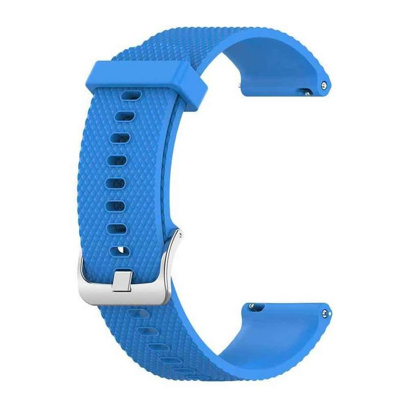 Killer Deals 20mm Universal brand replacement silicone watch strap - Blue (M-L)