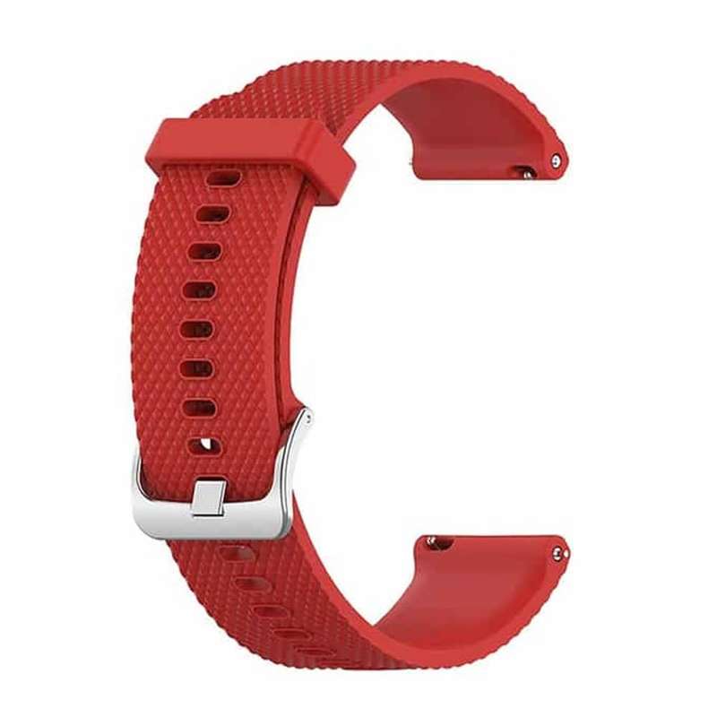 Killer Deals 20MM Silicone Waterproof Silicone Universal Replacement Strap (S/M)- Red