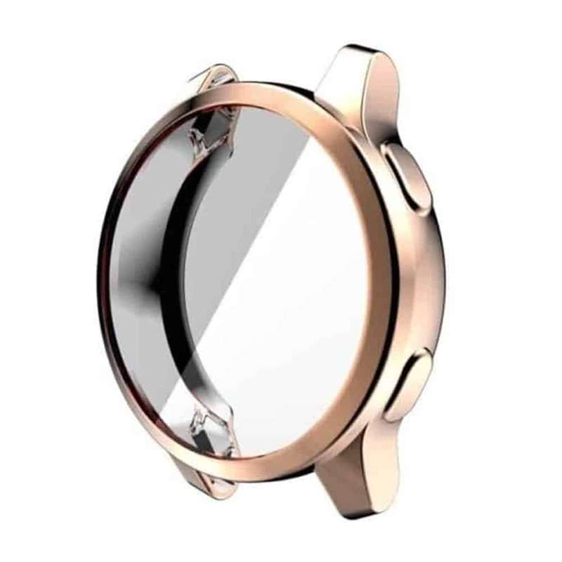 Electroplated TPU case for Garmin vivoactive 4S - Rose Gold