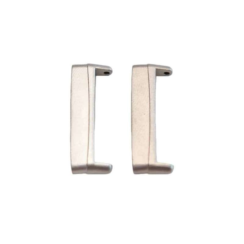 Killer Deals Stainless Steel Adapter Connectors for Fitbit Versa 3- Silver